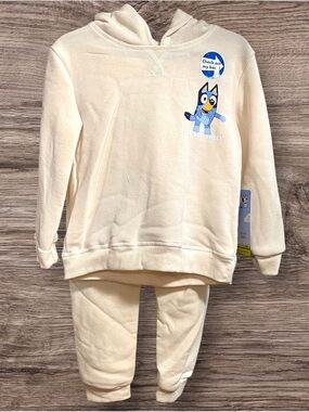 New Bluey kids 2 piece sweatshirt and sweatpants hoody outfit